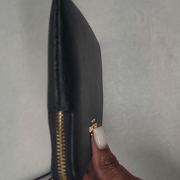 Coach Pebble Black Wristlet - Picture 9 of 12